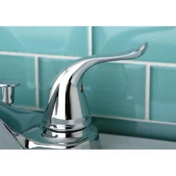 Kingston Brass Yosemite Contemporary 4-inch Centerset Two Handle Lavatory Faucet