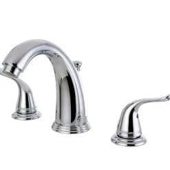 Kingston Brass Yosemite Contemporary Widespread Two Handle Lavatory Faucet