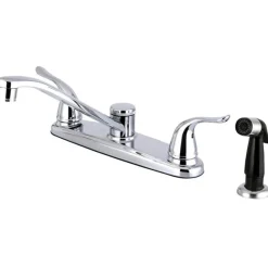 Kingston Brass Yosemite FB2271YL 8-Inch Centerset Kitchen Faucet in Polished Chrome