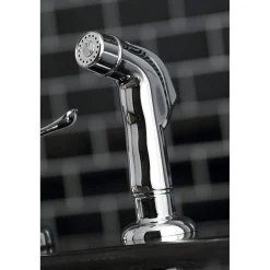 Kingston Brass Yosemite 8-Inch Centerset Kitchen Faucet with Sprayer