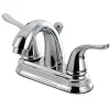 Kingston Brass Yosemite 4-Inch Centerset Two Handle Lavatory Faucet