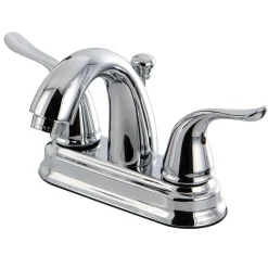 Kingston Brass Yosemite 4-Inch Centerset Two Handle Lavatory Faucet