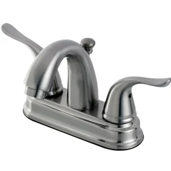 Kingston Brass Yosemite 4-Inch Centerset Two Handle Lavatory Faucet
