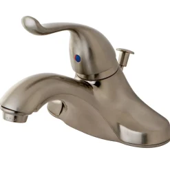 Kingston Brass Yosemite KB5548YL 4-inch Centerset Single Handle Lavatory Faucet in Satin Nickel