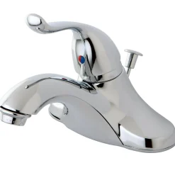 Kingston Brass Yosemite KB5541YL 4-inch Centerset Single Handle Lavatory Faucet in Polished Chrome