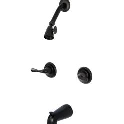 Kingston Brass Yosemite KB2245YL Two Handle Tub Shower Faucet in Oil Rubbed Bronze