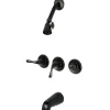 Kingston Brass Yosemite KB2235YL Three Handle Tub Shower Faucet in Oil Rubbed Bronze