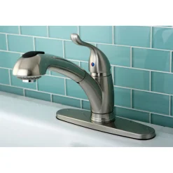 Kingston Brass Yosemite Single-Handle Pull-Out Kitchen Faucet