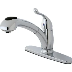 Kingston Brass Yosemite Single-Handle Pull-Out Kitchen Faucet