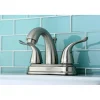 Kingston Brass Yosemite Two Handle 4-inch Centerset Lavatory Faucet