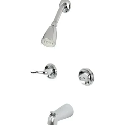 Kingston Brass Yosemite Two Handle Tub Shower Faucet