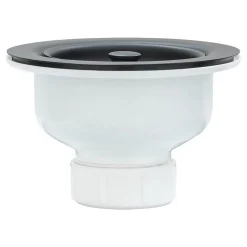 3.5″ Kitchen Basket Strainer Drain in Matte Black