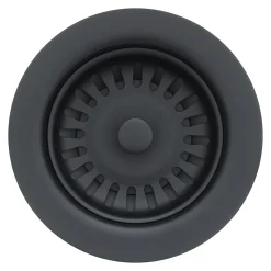 3.5″ Kitchen Basket Strainer Drain in Matte Black