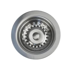 3.5″ Kitchen, Prep, Bar Basket Strainer Drain – Brushed Nickel