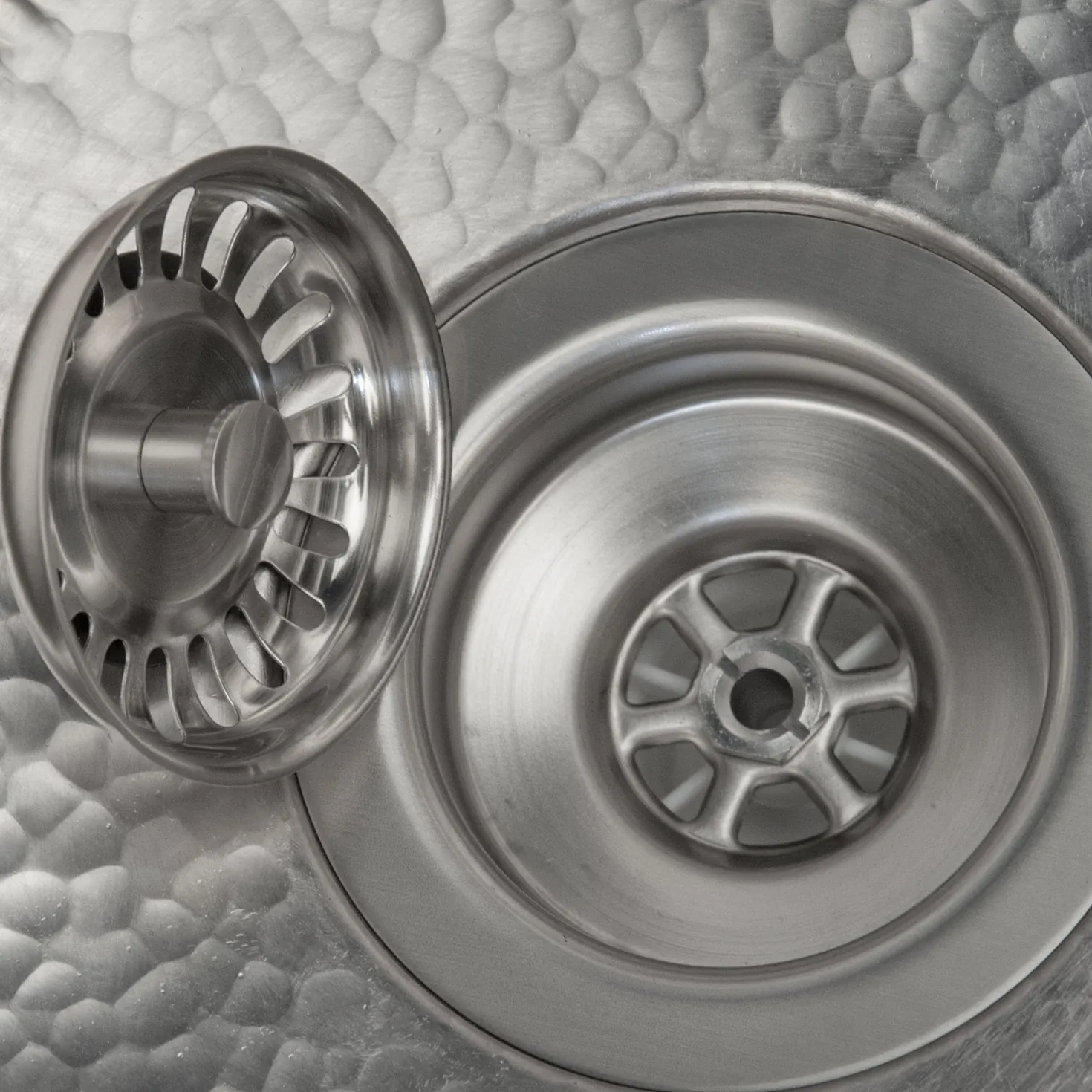 3.5″ Kitchen, Prep, Bar Basket Strainer Drain – Brushed Nickel