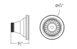 Kitchen Sink Basket Strainer Drain
