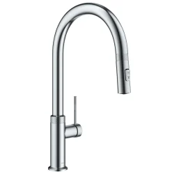 KRAUS Allyn Chrome Single Handle Kitchen Faucet with Diamond Cut- ** Discontinued