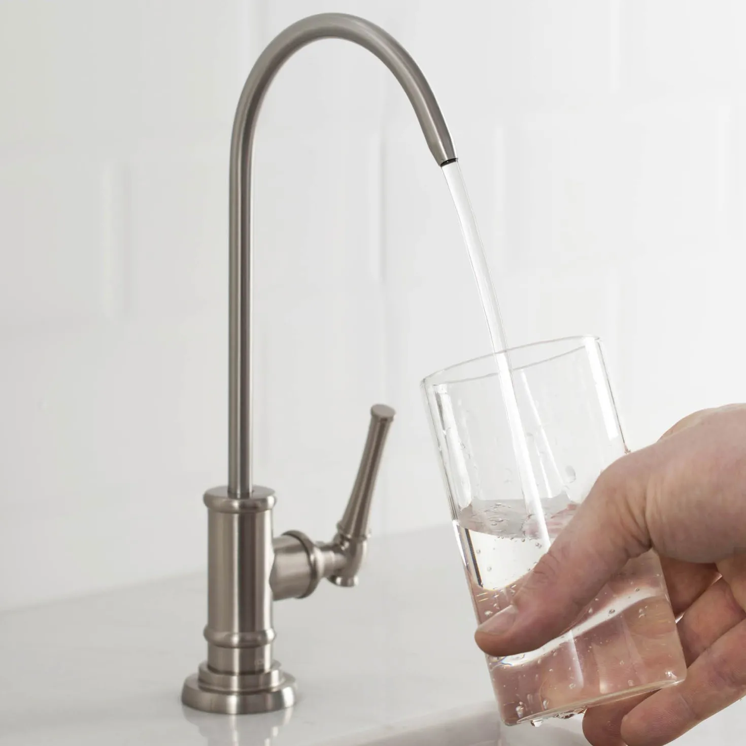KRAUS Allyn Drinking Water Dispenser Kitchen Faucet in Spot Free Stainless Steel