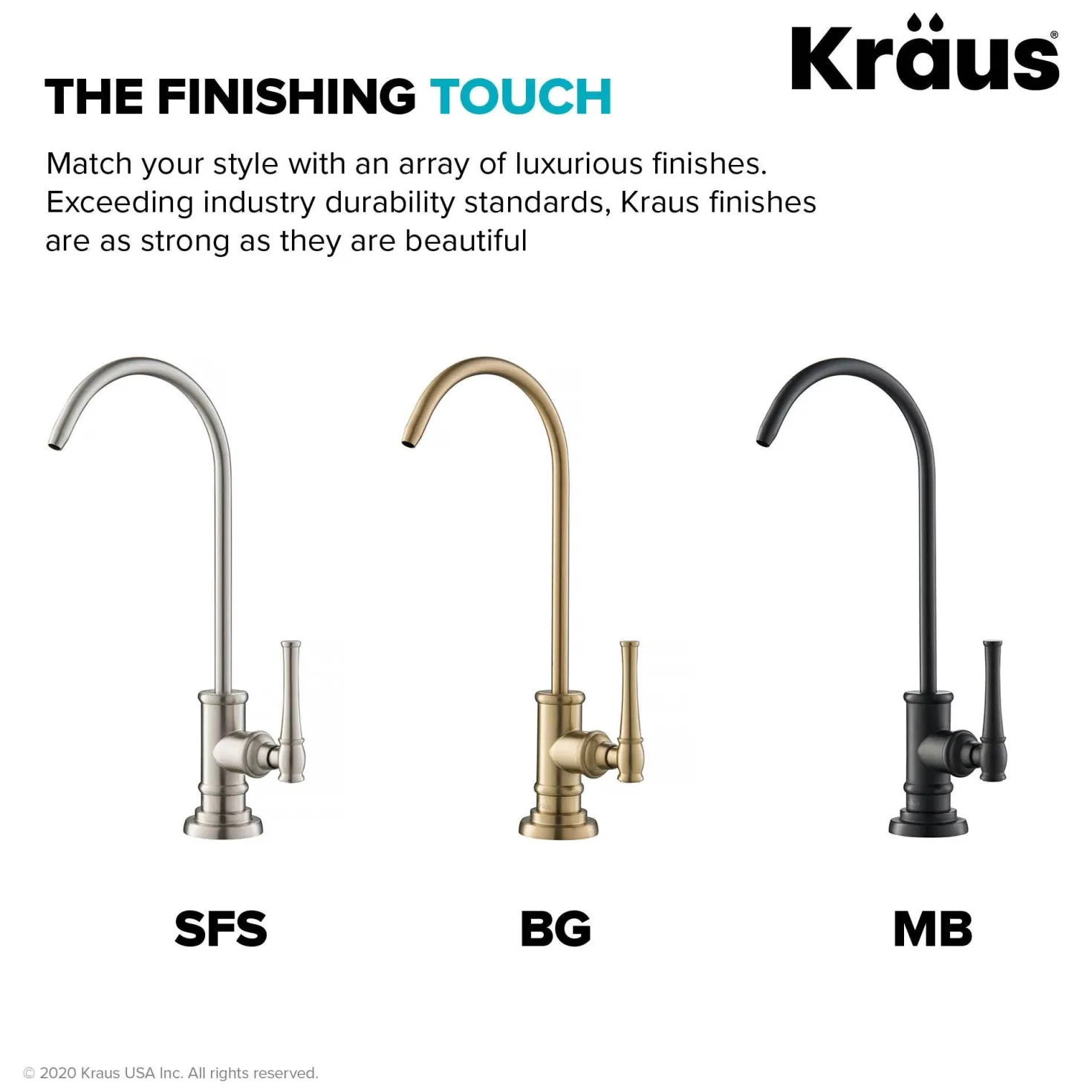 KRAUS Allyn Drinking Water Dispenser Kitchen Faucet in Spot Free Stainless Steel