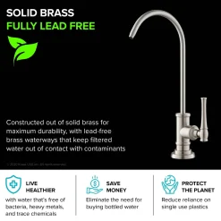 KRAUS Allyn Drinking Water Dispenser Kitchen Faucet in Spot Free Stainless Steel
