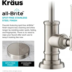 KRAUS Allyn Drinking Water Dispenser Kitchen Faucet in Spot Free Stainless Steel