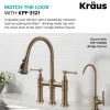 KRAUS Allyn Drinking Water Dispenser Kitchen Faucet in Brushed Gold