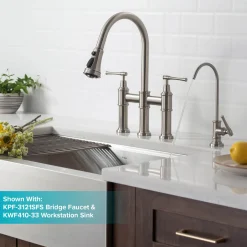 KRAUS Allyn Drinking Water Dispenser Kitchen Faucet in Matte Black