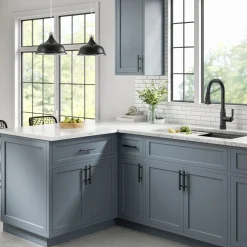 KRAUS Allyn Industrial Pull-Down Kitchen Faucet in Matte Black