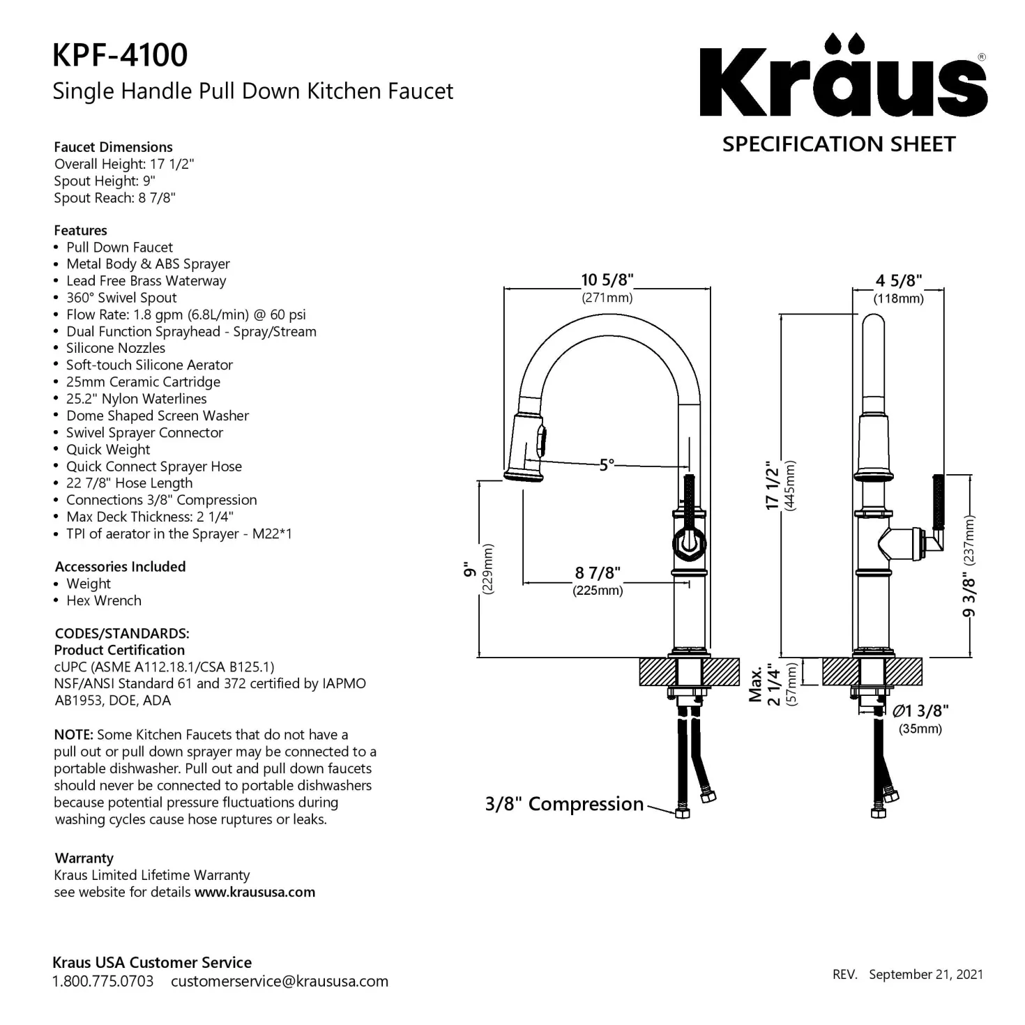 KRAUS Allyn Nut & Bolt Diamond Cut Matte Black Kitchen Faucet