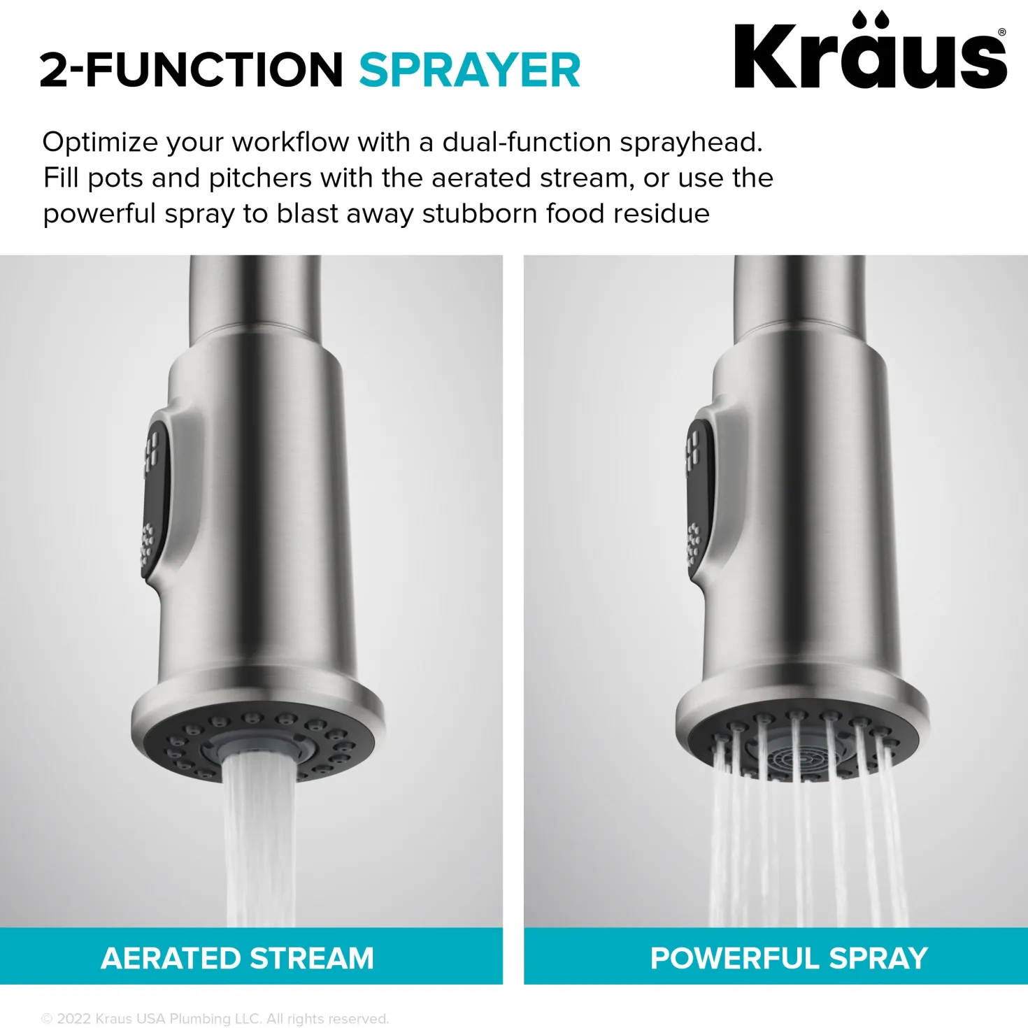 KRAUS Allyn Nut & Bolt Diamond Cut Matte Black Kitchen Faucet