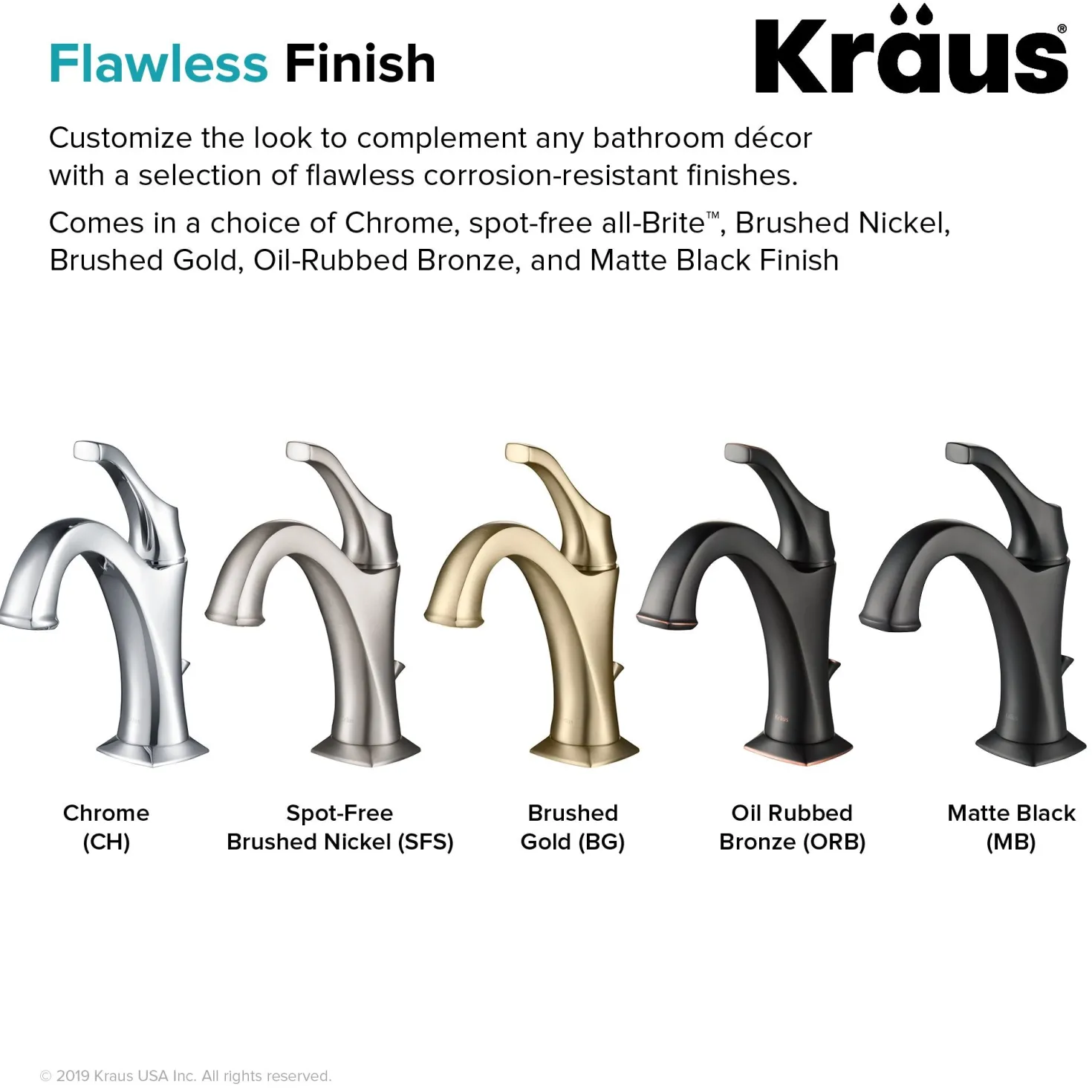 KRAUS Arlo Brushed Gold Basin Bathroom Faucet with Lift Rod Drain and Deck Plate