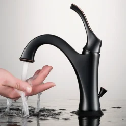 KRAUS Arlo Single Handle Basin Bathroom Faucet in Oil Rubbed Bronze
