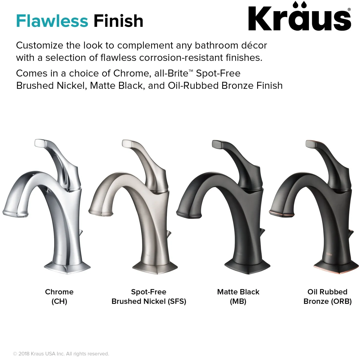 KRAUS Arlo Single Handle Bathroom Faucet with Lift Rod Drain and Deck Plate in Chrome