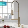 KRAUS Artec Pro 2-Function Commercial Style Pre-Rinse Kitchen Faucet in Spot Free Antique Champagne Bronze