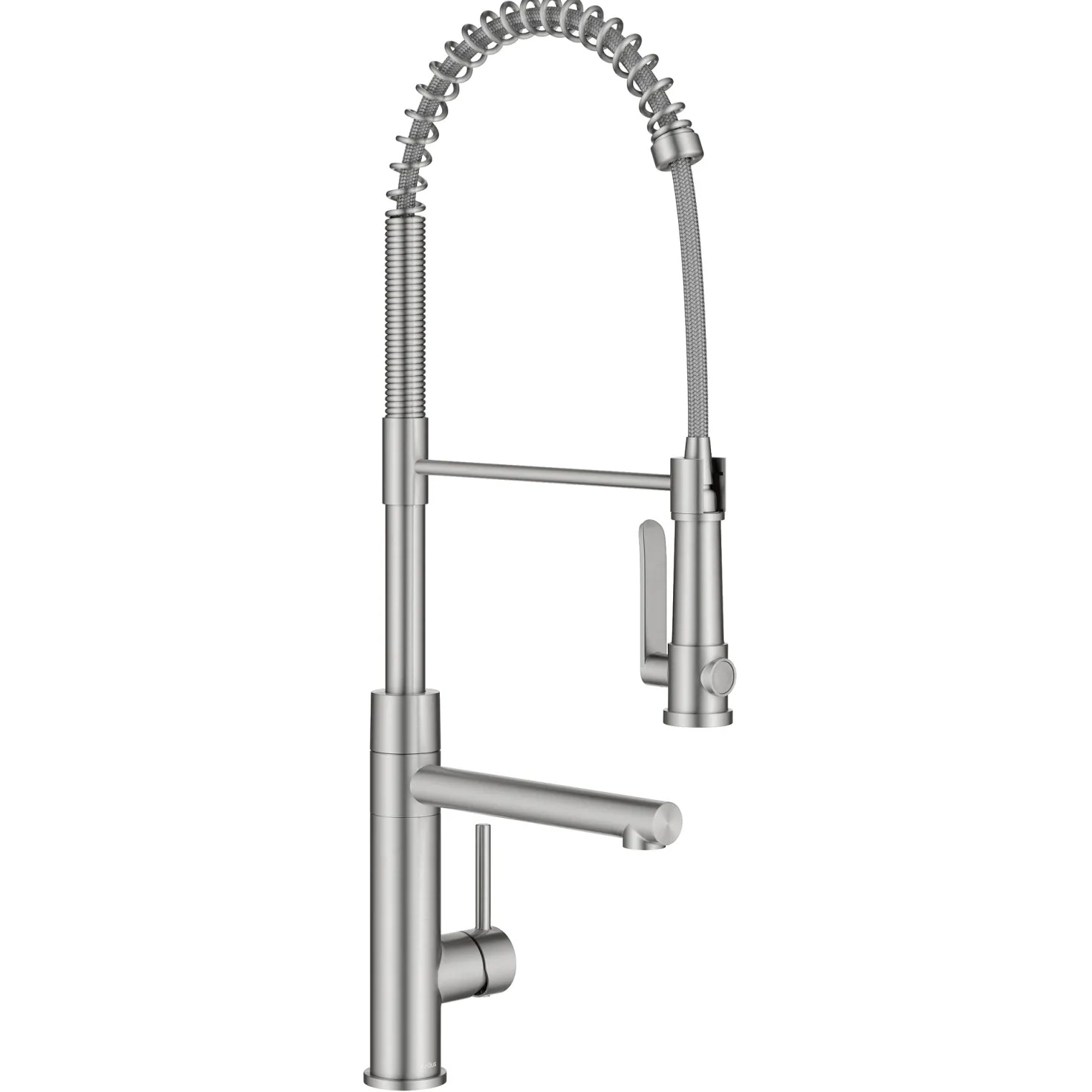 KRAUS Artec Pro 2-Function Single Handle Pull Down Kitchen Faucet in Spot-Free Stainless Steel