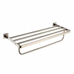 KRAUS Aura Bathroom Accessories - Bath Towel Rack with Towel Bar