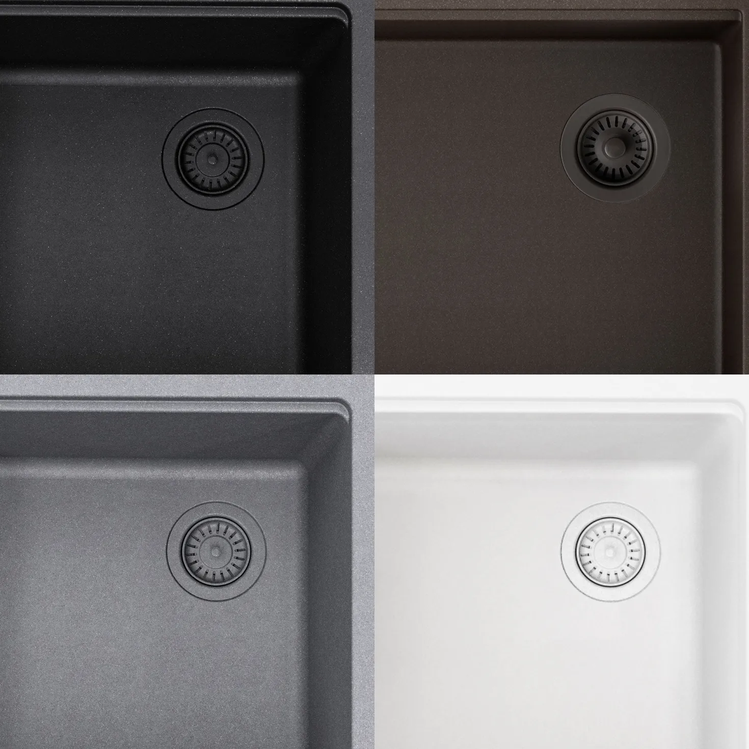 KRAUS Bellucci Workstation 33" Undermount Granite Composite Kitchen Sink in Metallic Gray with Accessories
