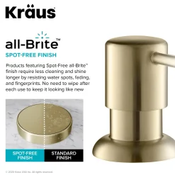 KRAUS Boden Kitchen Soap & Lotion Dispenser in Spot Free Antique Champagne Bronze