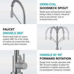 KRAUS Bolden Drinking Water Filter Faucet in Brushed Brass