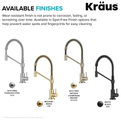 KRAUS Bolden Drinking Water Filter Faucet in Brushed Brass