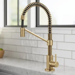 KRAUS Bolden Drinking Water Filter Faucet in Brushed Brass