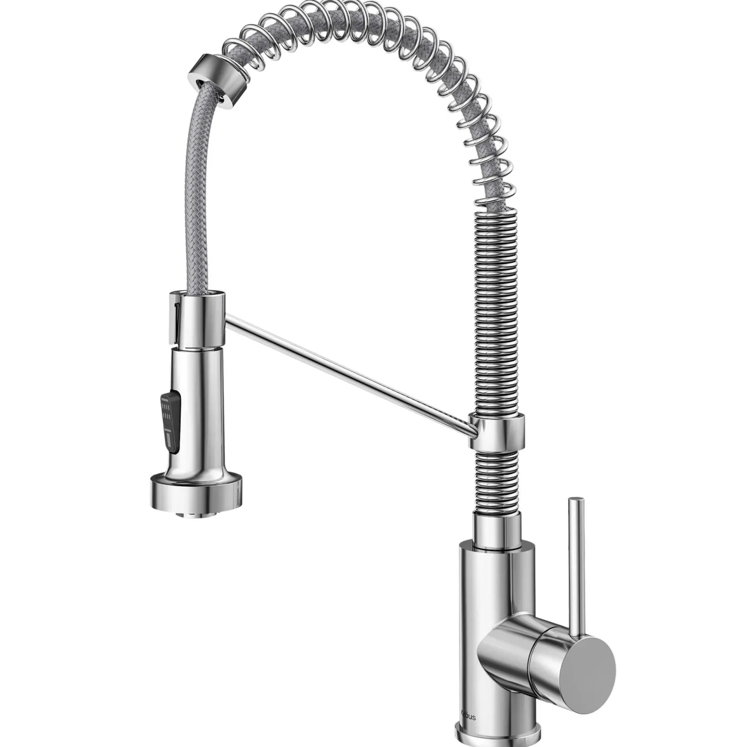 KRAUS Bolden 18-Inch Commercial Kitchen Faucet with Pull-Down Sprayhead in Chrome