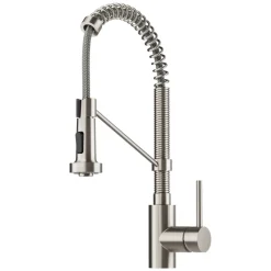 KRAUS Bolden 18-Inch Commercial Kitchen Faucet with Soap Dispenser in Spot Free Stainless Steel