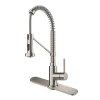KRAUS Bolden 18-Inch Commercial Kitchen Faucet with Pull-Down Sprayhead in Spot Free Stainless