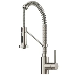 KRAUS Bolden 18-Inch Commercial Kitchen Faucet with Pull-Down Sprayhead in Spot Free Stainless