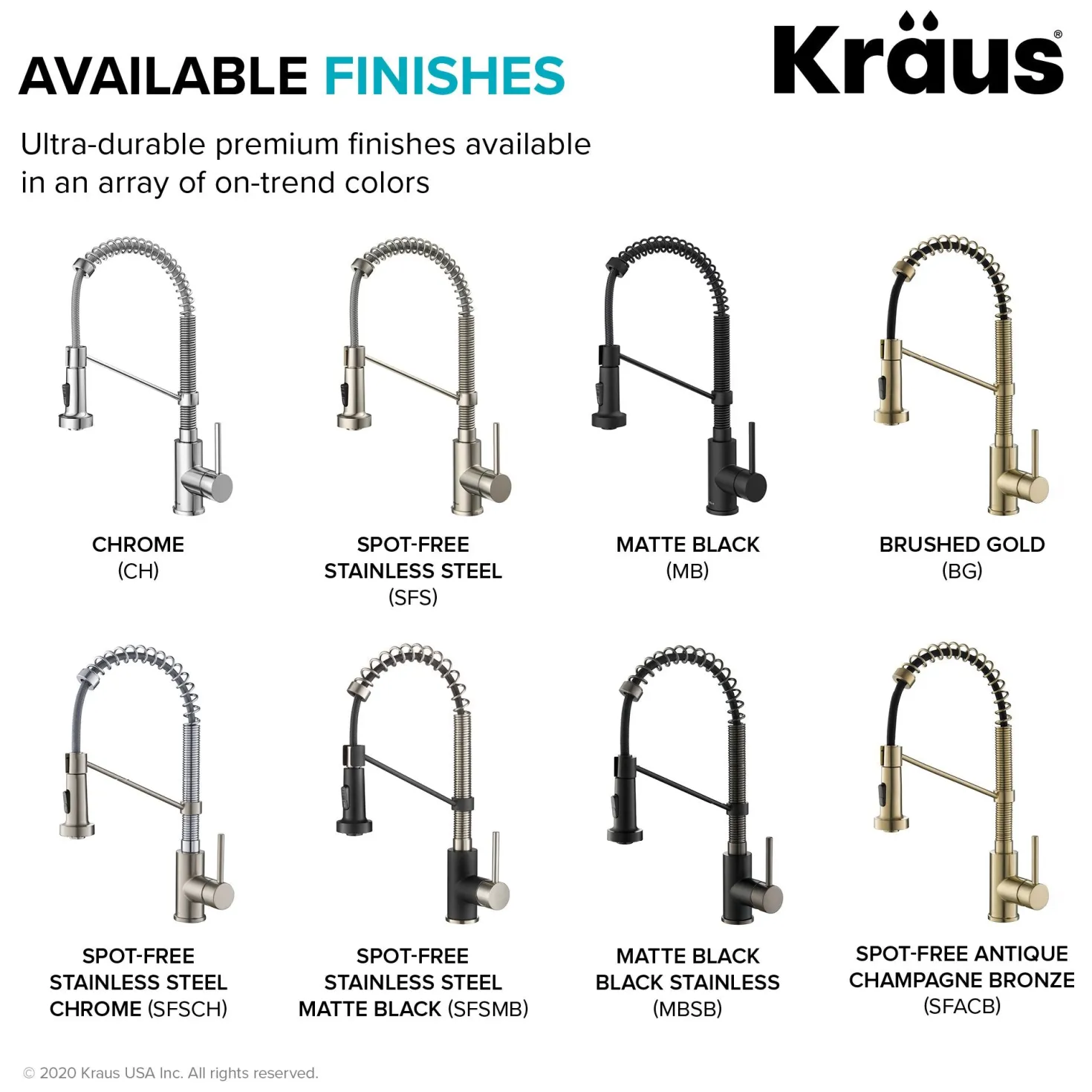 KRAUS Bolden 18-Inch Commercial Kitchen Faucet with Pull-Down Sprayhead in Spot Free Antique Champagne Bronze