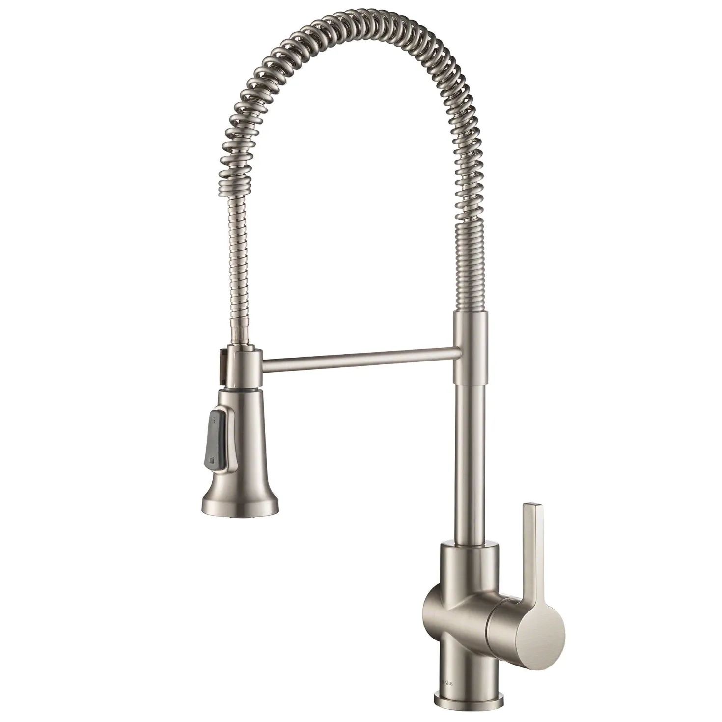 KRAUS Britt Commercial Style Kitchen Faucet in All-Brite Spot Free Stainless Steel