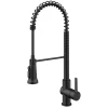 KRAUS Britt Commercial Style Kitchen Faucet with Integrated Water Filter Spout in Matte Black