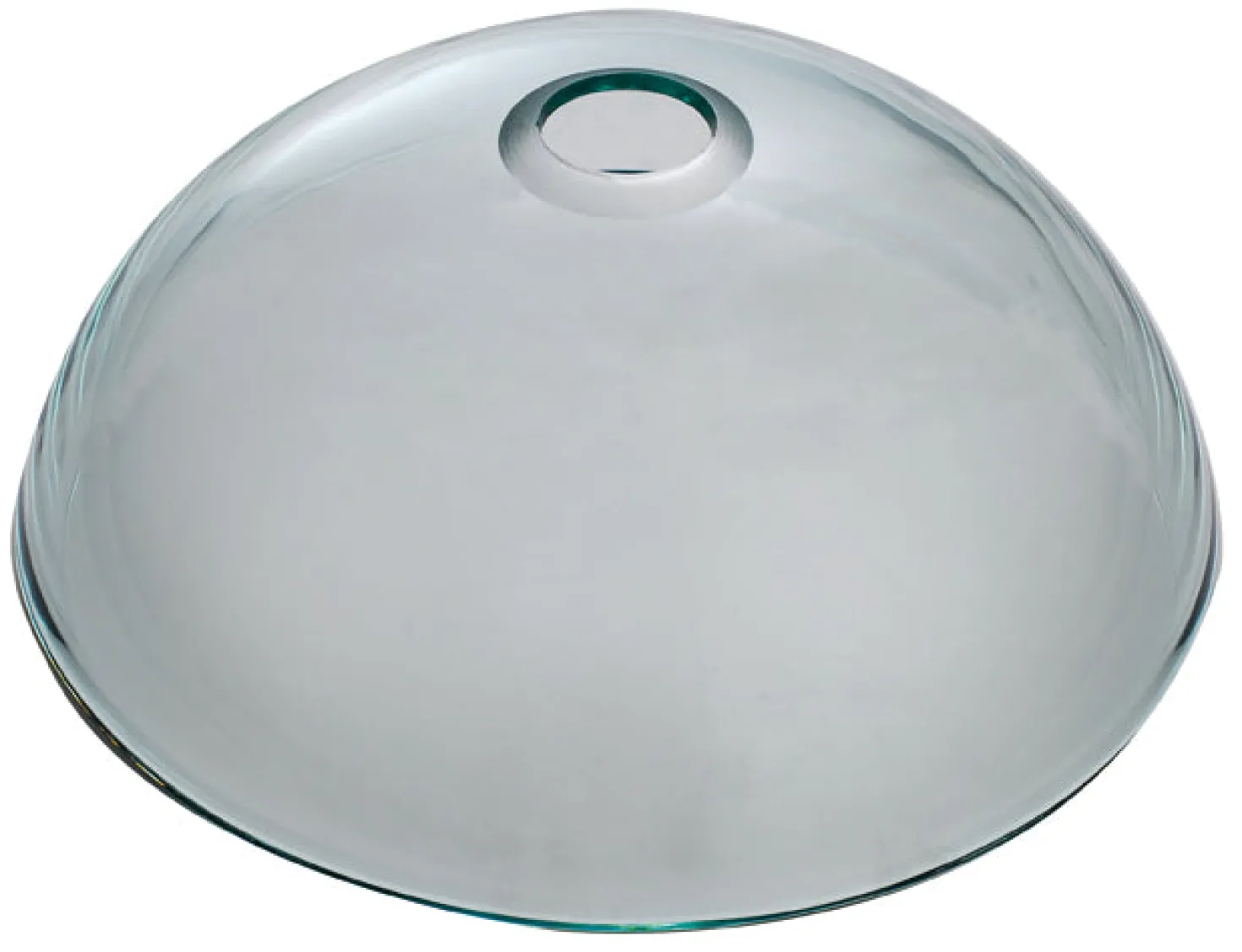 KRAUS Clear 14" Glass Vessel Bathroom Sink with PU-MR