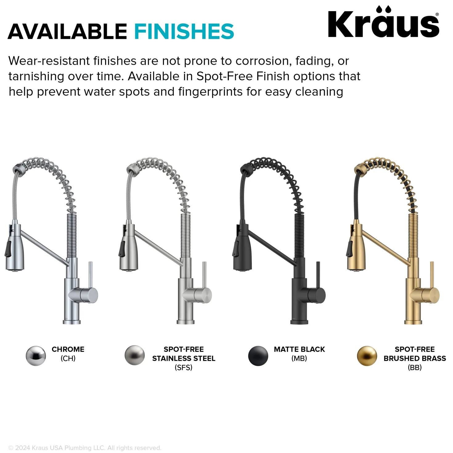 KRAUS Coda Commercial Style Single Handle Pull Down Kitchen Faucet in Matte Black